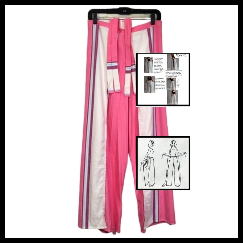 🆕 🇰🇪 Awesome Kenyan Kikoy Wrap Pants - BNWT